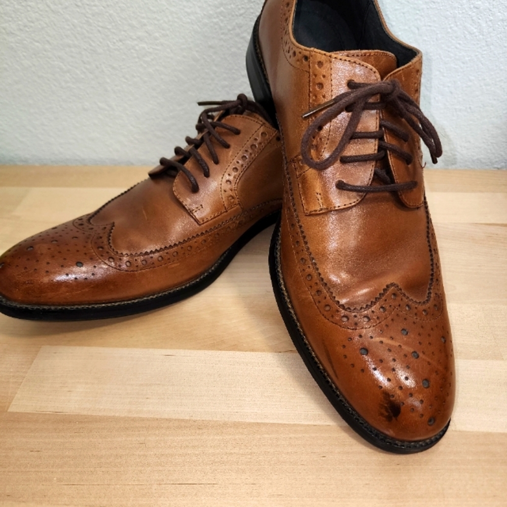 Stacy Adams Classic Brown Leather Men's Shoes 9M